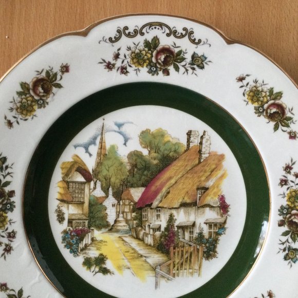 Ascot service plate by wood and sons England decorative display plate ba - Picture 2 of 9
